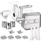 Flora Max 3000W Electric Meat Mincer Sausage Filler Stuffer Kibbe Maker Machine