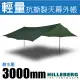 【HILLEBERG】輕量抗撕裂天幕外帳 Tarp 20 XP(耐水壓 3000mm) 專業炊事帳棚_綠_022261