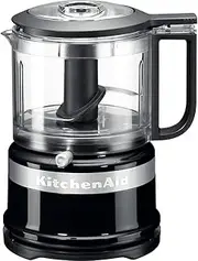 [KitchenAid] 5KFC3516EOB Mini Food Processor, Great for Chopping, Preparing Dressings and Sauces, Onyx Black