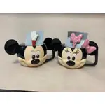 香港 迪士尼 DISNEY 米奇/米妮 造型杯/馬克杯/湯杯 附湯匙