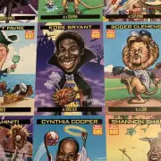 October 1999 Sports Illustratted for Kids Uncut Sheet Trading Cards Kobe Bryant