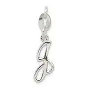 Sterling Silver Letter J Initial Charm