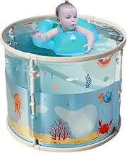 Portable Tub for Shower - Ice Bath Tub,Portable Foldable Large Soaking Cold Hot Water Bathtub for Travel Children Boys Girls Adults