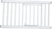 JISADER Dog Gate Easy Install Barrier Step Through Type Pet Fence Pet Supplies for Indoor, 90 to 96cm with Door