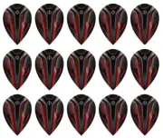 5 New Sets Harrows Noble Pear Dart Flights – Ships w/ Tracking - Red
