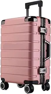 [MANUWORK] Suitcase Suitcases Double-Row Swivel Wheels Luggage Portable Travel,Dual TSA Combination Lock Carry-on Luggage