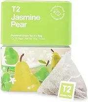 T2 Jasmine Pear Green Tea, Green Teabags in T2 Icon Tin, 25 Count