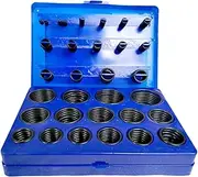 Ronyme Metric O Ring Assortment Kit Seal Gasket for Plumbling Flexible with Storage Box, Blue Box 363pcs