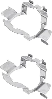 2sets Headlight Adapter Clips Led Bulb Socket Retainers for Easy Installation Compatible with Various Vehicle Replacement for Damaged Parts Securely Holds Led Headlights 4pcs*2