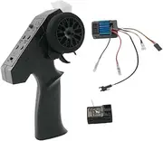 JWQFBC RC Car Remote Control + 50A ESC + Receiver Heavy Duty Upgrade Easy to Install Modification Spare Parts for 1/18 1/12 Truck