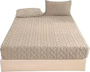 Plush Bed Covers,Shrinkage Resistant Elastic Plush Winter Protection Cover | Fade Resistant Comfy Bottom Sheet Velvet Bed Sheet Winter Warm Bedspread, for Home