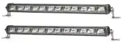 2x 12-24V 60W Slim LED Bars Work Lamps with 2 Functions for Scania MAN DAF Volvo