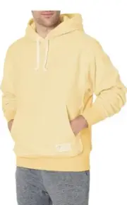 Champion Reverse Weave Natural State Global Lab Tan Hoodie Men Size Medium (E3)
