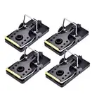4x MOUSE TRAPS - Spring Snap TRAP High Power Sprung trap Vermin / Pest Control