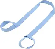 Adjustable Cotton Yoga Mat Sling Carrier Strap Light Blue Soft Durable Fits All for Yoga Exercise Lightweight Easy to Use