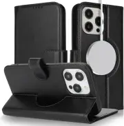 for iPhone 12 Pro Max Case iPhone 13 Pro Max Leather Wallet Folio Flip Cover