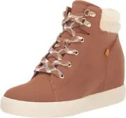 Dr. Scholl's Women's Madison Hike Ankle Boot Size 11 M Wedge Boot Honey