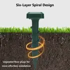 Screw-Shape Stakes Mice Repellent Outdoor Ultrasonic Snake Away