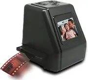 Film and Slide Scanner, Negative Scanner, 12MP Slide Film Viewer with 2.0in LCD Screen, Converts 135 126 110 Films Slides to Negatives Color Black White JPG Digital Photos