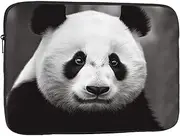 Cute Black and White Panda Laptop Sleeve 10 inch Shockproof Protective Computer Carrying Cover Water Resistant Computer Bag Laptop Case Briefcase Handbags Portable Laptop Bag Gifts for Men Women