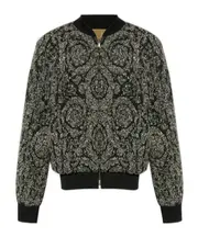 Versace Reversible Zipped Bomber Jacket IT52,IT50,IT54,IT48,IT46 Black