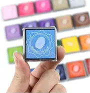 Ink Pad 20 Colors Ink Pad DIY Scrapbooking Album Finger Painting Inkpad Stamps Sealing Decoration for Ink Pads