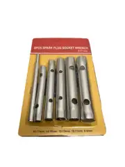 6pcs Plumber Tap Spark Plug Wrench set, Tap Tube 8-17mm Hex Socket set AU stock