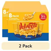 2 pacK Velveeta Shells&Cheese Original Macaroni&Cheese Original Macaroni 8CT 2.3