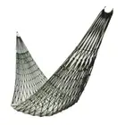 Folding Camping Hammock With Rope Camping Rope Bed Nylon Mesh Hammock Garden