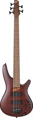 Ibanez SR505E-BM 5-String Electric Bass Brown Mahogany with Gig Bag