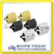 GO KART PEDAL EXTENSION SET FOR COMMON BAR STYLE PEDALS BLACK GOLD AND SILVER