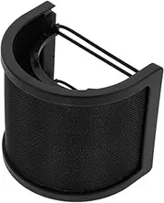 JOINPAYA Recording Soundproof Cover U-shaped Microphone Windscreen Double Layer Pop Filter U Shape Microphone Windscreen Cover Pop Filter for Microphone Plastic Anti-blowout Net