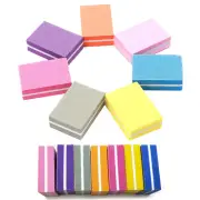 50PCS Mini Nail Sponge Files Buffer Block Buffing Sanding Pedicure Tool