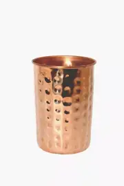 50 Pcs Hammered Pure Copper Joint Free Water Glass Support Good Health
