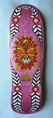 Powell Peralta 10" Nicky Guerrero Mask Skateboard Deck Purple Stain