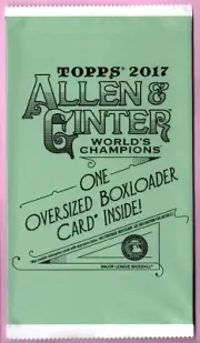 HOBBY 2017 Allen & Ginter Pack Unopened Box Topper Oversized Boxloader Auto?