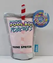 Bark Boozehound Juice Pooch Whine Spritzer Crinkle Squeak Plush Dog Toy MEDIUM
