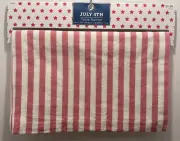 Red & White Striped Table Runner 14in x 72in - Brother Sister Design Studio New