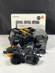 Comica BoomX-D Black 2.4G Digital Wireless Recording Microphone System W/ Manual
