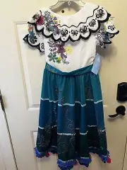 Disney Store Encanto Mirabel Dress Up Halloween Costume Kids Size 9/10 New