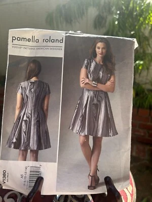 Pamella Roland for Vogue Dress Pattern 1380 Uncut Sizes 6-14