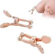 TangoDS Pair of Nipple Clamps Made of Stainless Steel Clitoris Clamp With Round Head Labia Clamp Breast Clamp Sex Toy