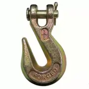 One 3/8" Clevis Grab Hook G70 w/ Clevis & Cotter Pins for Towing and Hauling