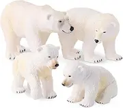 Terra by Battat – Toy Polar Bear – Polar Bear Figurine – Polar Bear Family – Wild Animals – Arctic Animals – Polar Bear Family