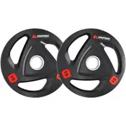METEOR 10kgx2 Rubber Olympic Weight Plates