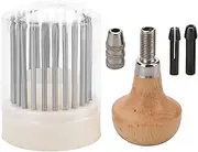 23 Pcs Handmade Setting Beading Grain Jewelry Tools, Diamond Setting Tools Beading Jewelry Tools Professional Jewelry Setting Graver for Jewelry Making Stone Bead Grain Tool