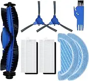 Compatible with Cecotec Conga 1090 1790 Titanium Ultra Robot Vacuum Replacement Spare Parts Accessories Main Side Brush Hepa Filter Mop Rag (Color : Set D)
