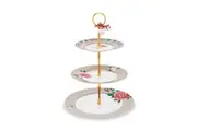 PIP Studio Blushing Birds Khaki 3 Layer Cake Stand