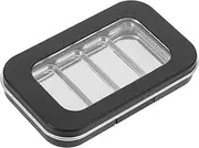 Baluue 1set Magnetic Makeup Compact Empty Eyeshadow Box for Travel Stylish Cosmetic Organizer for Highlighter Blush and Lipsticks Diy Friendly Design for Her