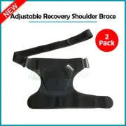 2X Adjustable Posture Corrector Back Support Shoulder Brace Men Women Clavicle